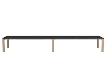 EXTRA CONFERENCE TABLE ME01345 - Rectangular aluminium and wood meeting table by Andreu World - view 2